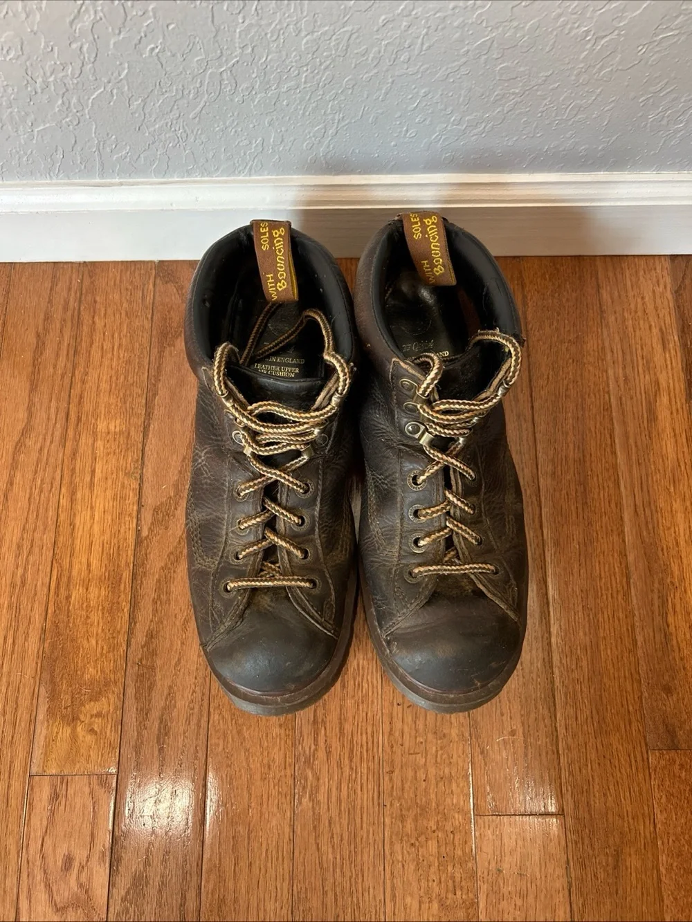 Dr. Martens Air Wair Work Boots Ankle Men’s Size 10 Brown